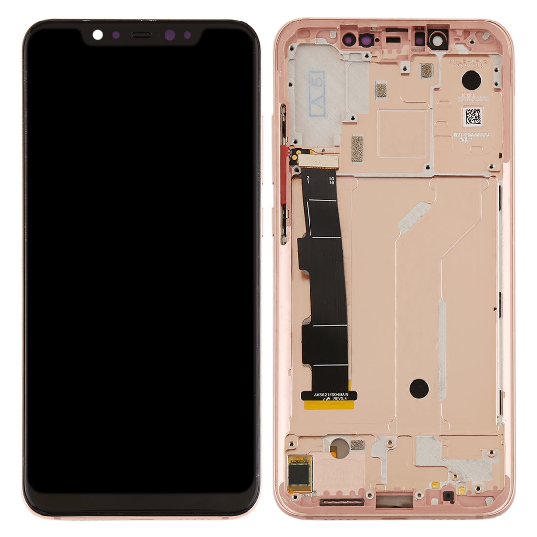 Pantalla Completa LCD + Tactil + Marco Xiaomi MI 8 Rosa Dorado