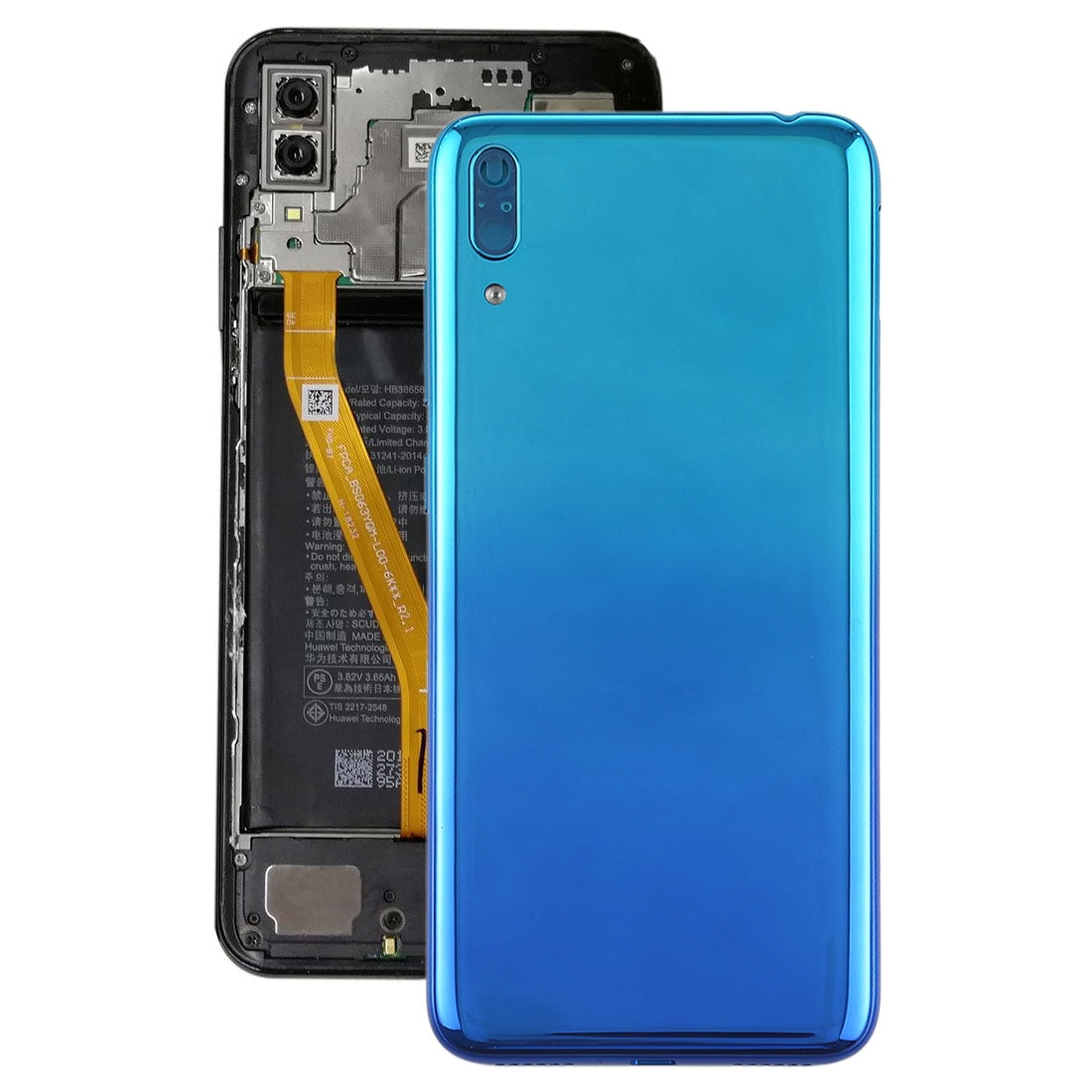 Tapa Bateria Back Cover Huawei Y7 Pro 2019 Azul