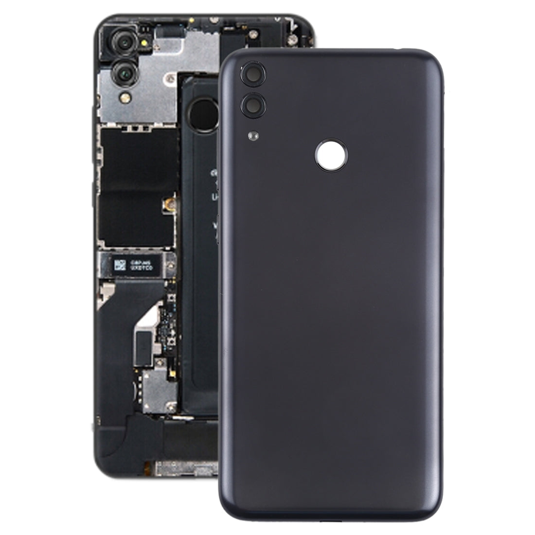 Cache Batterie Coque Arrière Huawei Honor 8C Noir