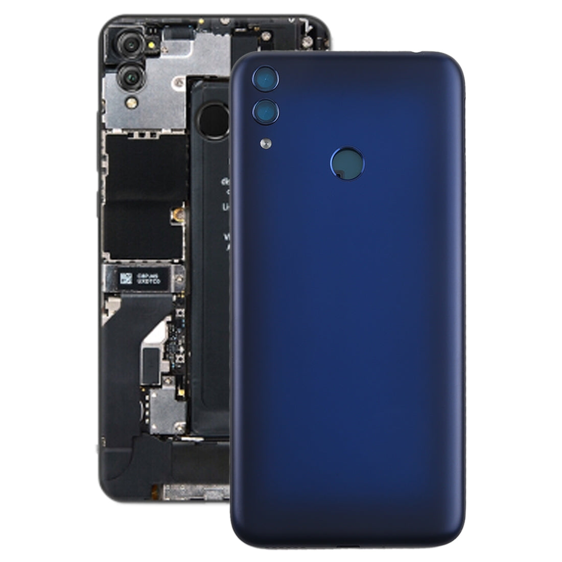 Cache Batterie Coque Arrière Huawei Honor 8C Bleu
