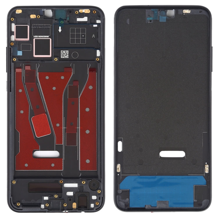 Placa de Bisel de Marco LCD de Carcasa Frontal Para Huawei Honor 8X (Negro)