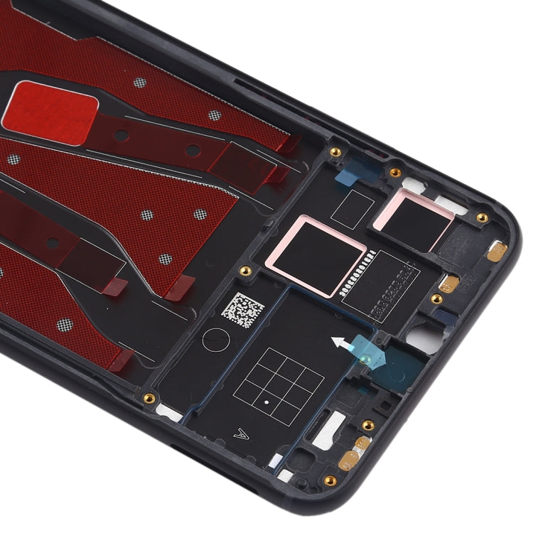 Placa de Bisel de Marco LCD de Carcasa Frontal Para Huawei Honor 8X (Negro)