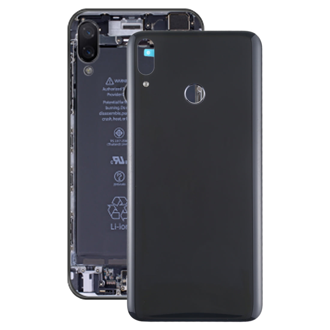 Cache Batterie Coque Arrière Huawei Y9 2019 / Enjoy 9 Plus Noir