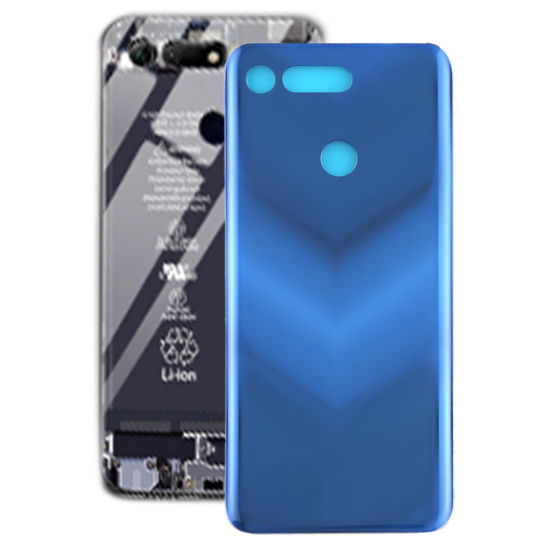 Cache Batterie Coque Arrière Huawei Honor V20 Bleu