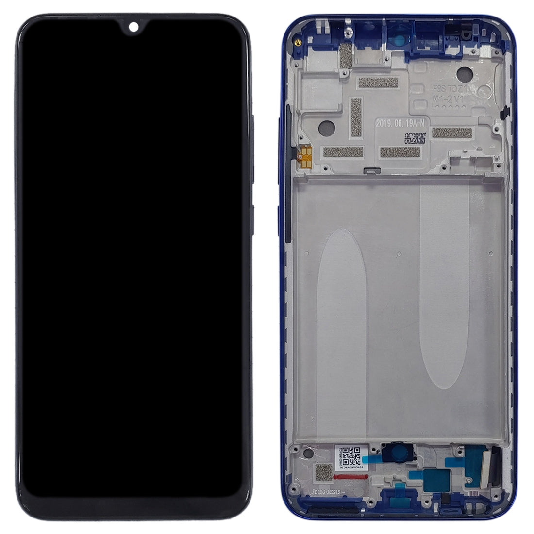 Pantalla Completa LCD + Tactil + Marco Xiaomi MI CC9e MI A3 Azul