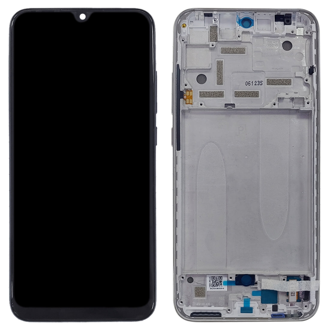 Ecran Complet LCD + Tactile + Châssis Xiaomi MI CC9e MI A3 Argent