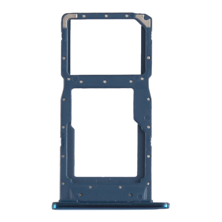 SIM Card Tray + SIM Card Tray / Micro SD Card Tray for Huawei P Smart + (2019) (Blue)