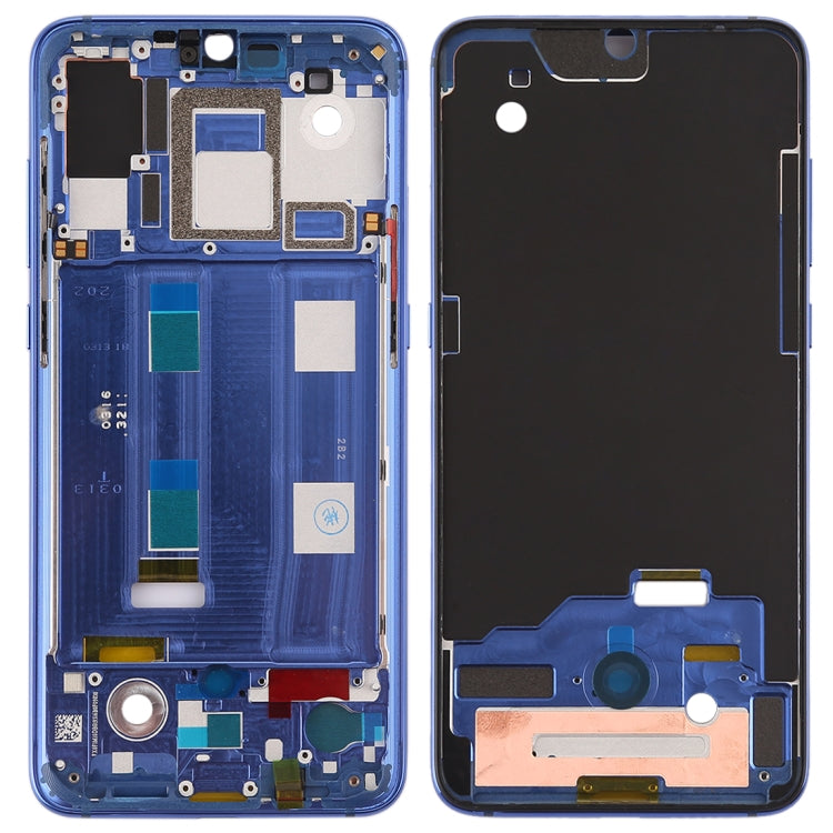 Placa de Bisel de Marco Medio Para Xiaomi MI 9 (Azul)