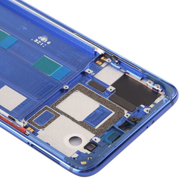 Plaque de cadre intermédiaire pour Xiaomi MI 9 (Bleu)