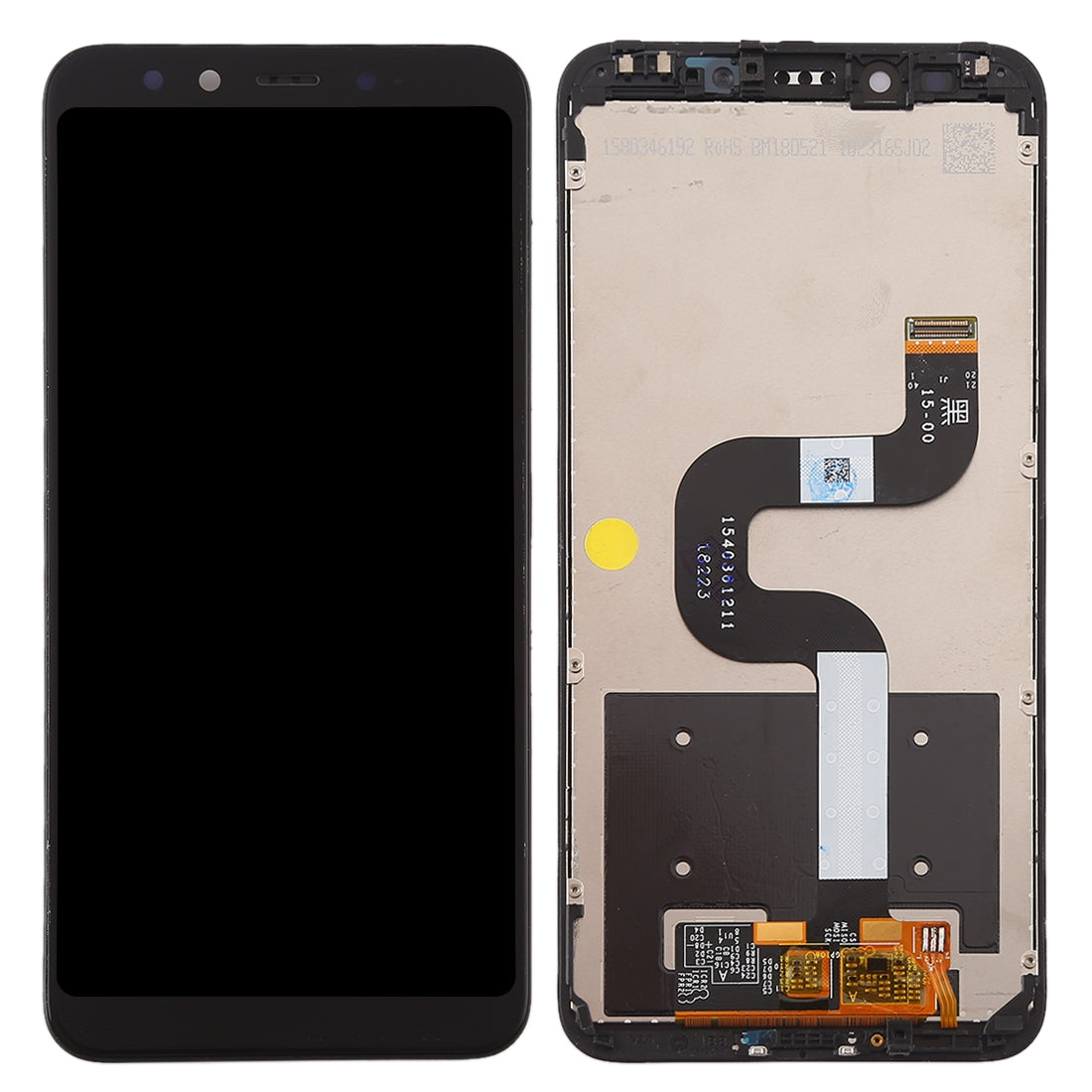 Ecran LCD + Numériseur Tactile Xiaomi MI 6X A2 Noir
