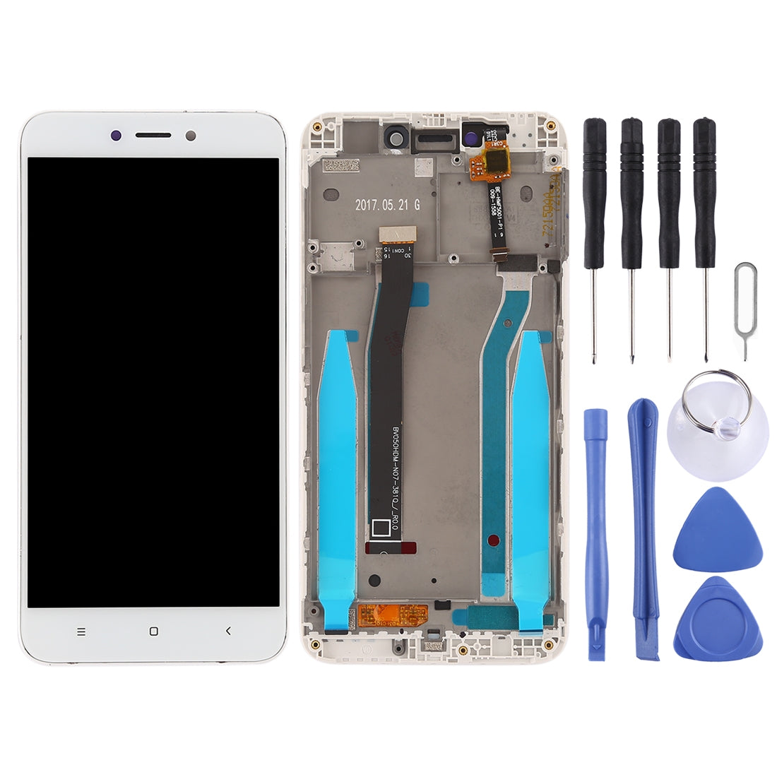 Pantalla Completa LCD + Tactil + Marco Xiaomi Redmi 4X Blanco
