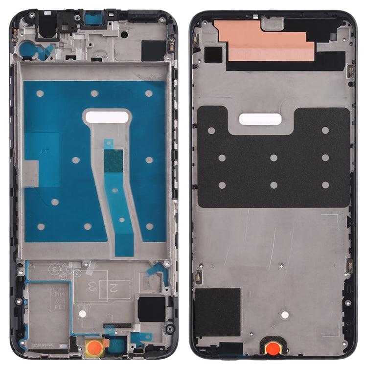 Placa de Bisel de Marco LCD de Carcasa Frontal Para Huawei P Smart + (2019) (Negro)
