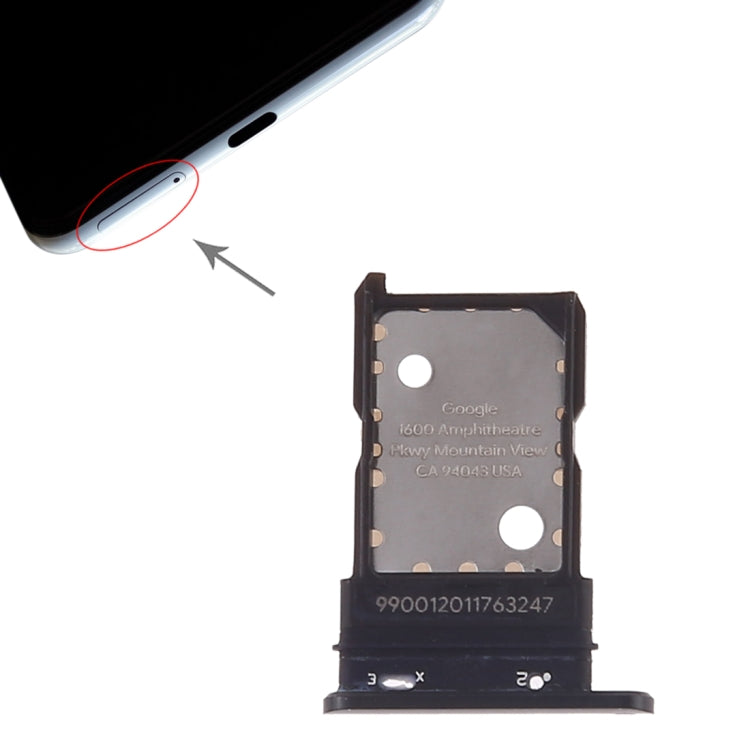 SIM Card Tray for Google Pixel 3 XL (Black)