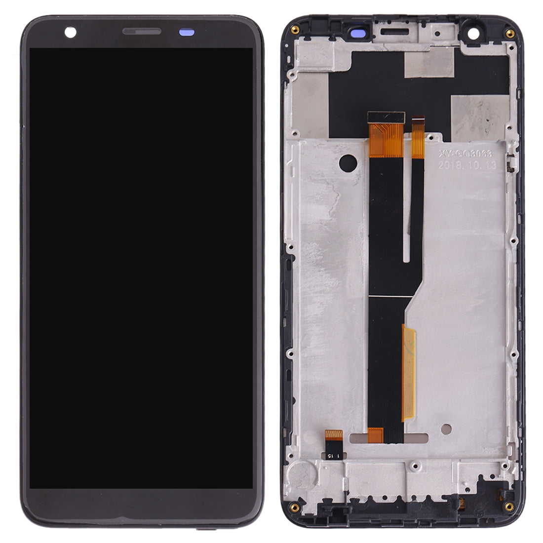 Ecran Complet LCD + Tactile + Châssis Ulefone S9 Pro Noir