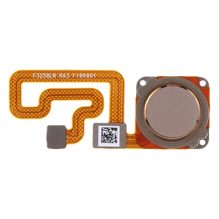 Cable Flex de Sensor de Huella Dactilar Para Xiaomi Redmi 6 (Dorado)
