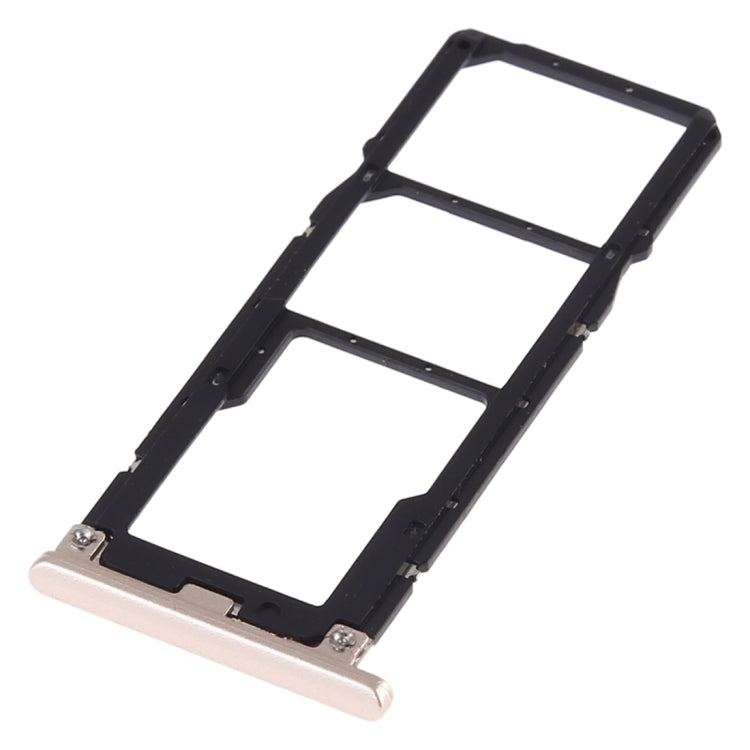 Plateau de carte SIM + plateau de carte SIM + carte Micro SD pour Xiaomi Redmi S2 (or)