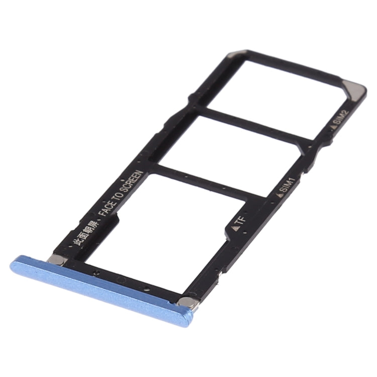 Plateau de carte SIM + plateau de carte SIM + carte Micro SD pour Xiaomi Redmi S2 (bleu)