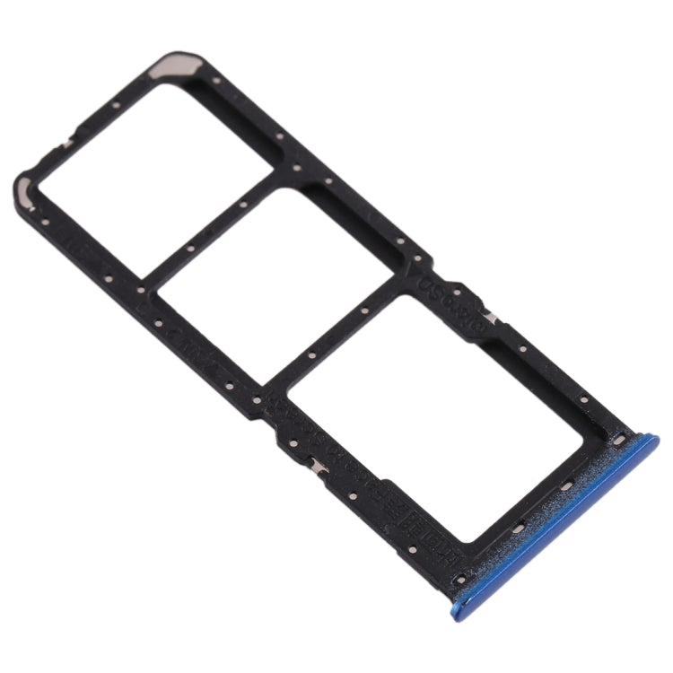 SIM Card Tray + SIM Card Tray + Micro SD Card Tray for Oppo A11x / A11 / A9 (2020) / A5 (2020) (Blue)