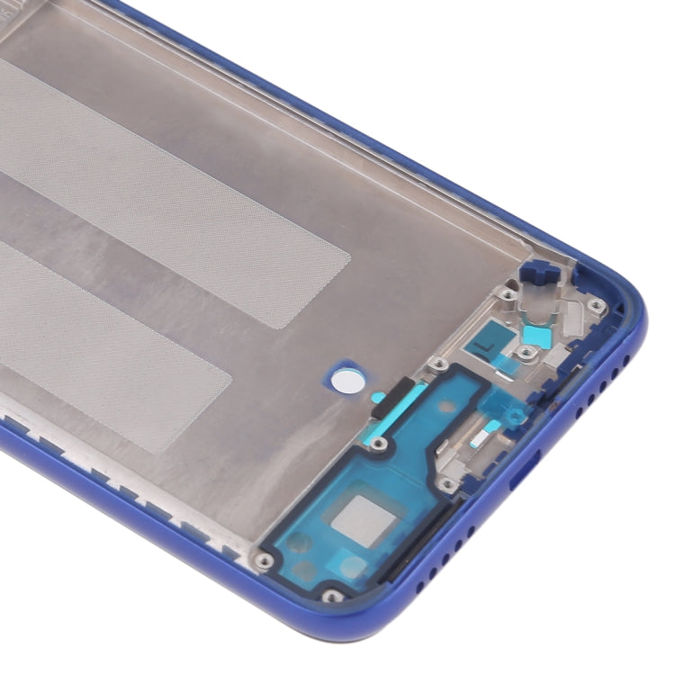 Placa de Bisel de Marco Medio con Teclas Laterales Para Xiaomi Redmi 7 (Azul)