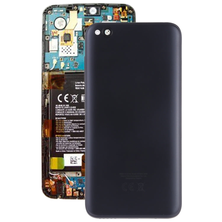 Coque Arrière de Batterie avec Touches Latérales et Objectif d'Appareil Photo pour Xiaomi Redmi Go (Noir)