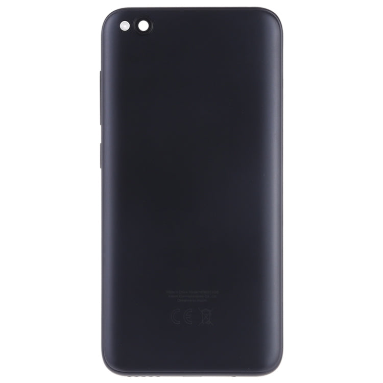Tapa Trasera de Batería con Teclas Laterales y Lente de Cámara Para Xiaomi Redmi Go (Negro)