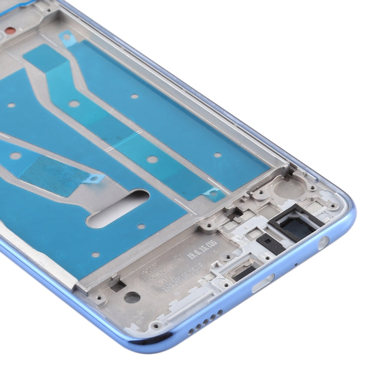 Front Housing LCD Frame Bezel Plate with Side Keys for Huawei Y9 (2019) (Silver)