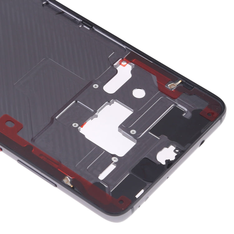 Front Housing LCD Frame Bezel Plate with Side Keys for Huawei Mate 20 (Black)