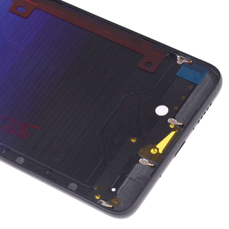 Placa de Bisel de Marco LCD de Carcasa Frontal con Teclas Laterales Para Huawei Mate 20 (Azul crepúsculo)