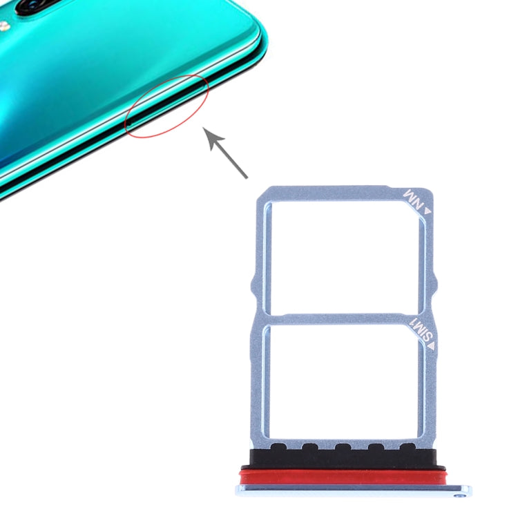 SIM Card Tray + SIM Card Tray for Huawei P30 (Light Blue)