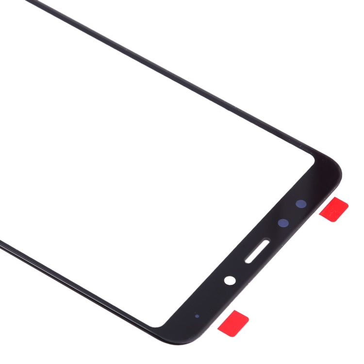 Lentille en verre extérieure de l'écran avant pour Xiaomi Redmi 5 (noir)