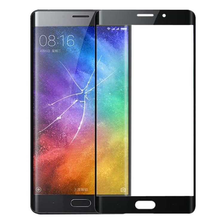 Front Screen Outer Glass Lens for Xiaomi Note 2 (Black)