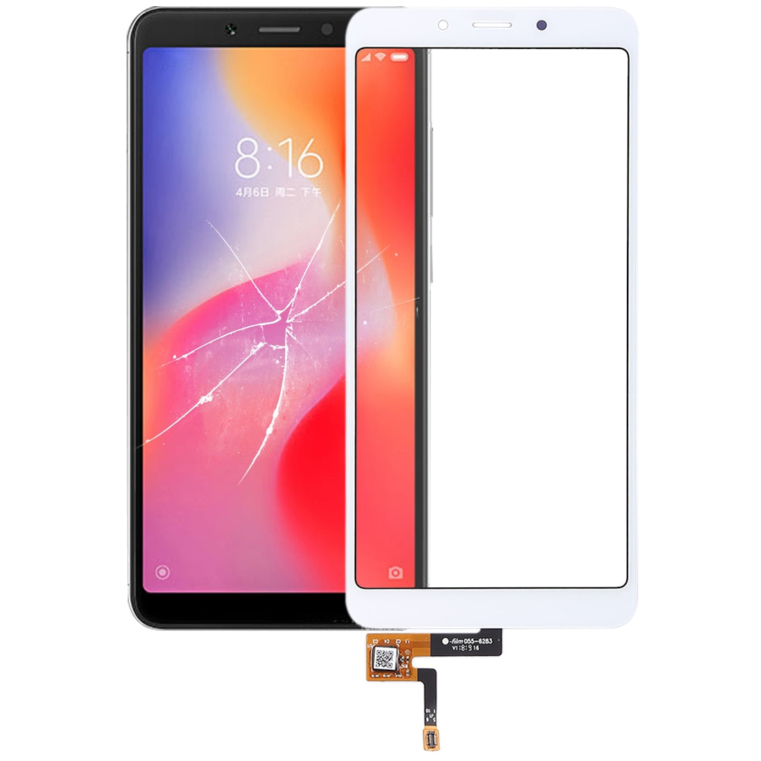 Touch Screen Digitizer Xiaomi Redmi 6 / 6A White