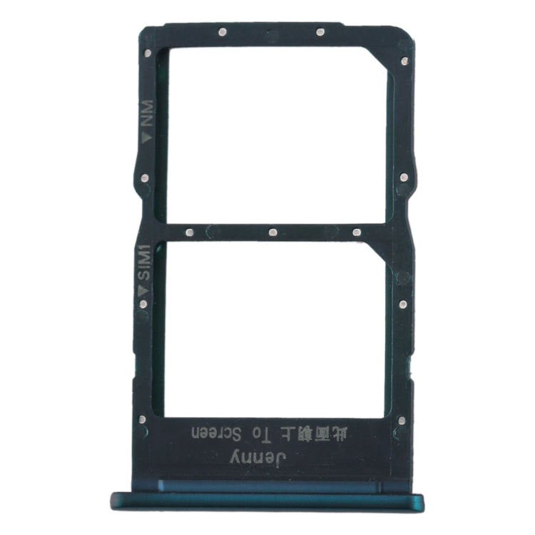 SIM Card Tray + NM Card Tray for Huawei Nova 6 SE (Blue)