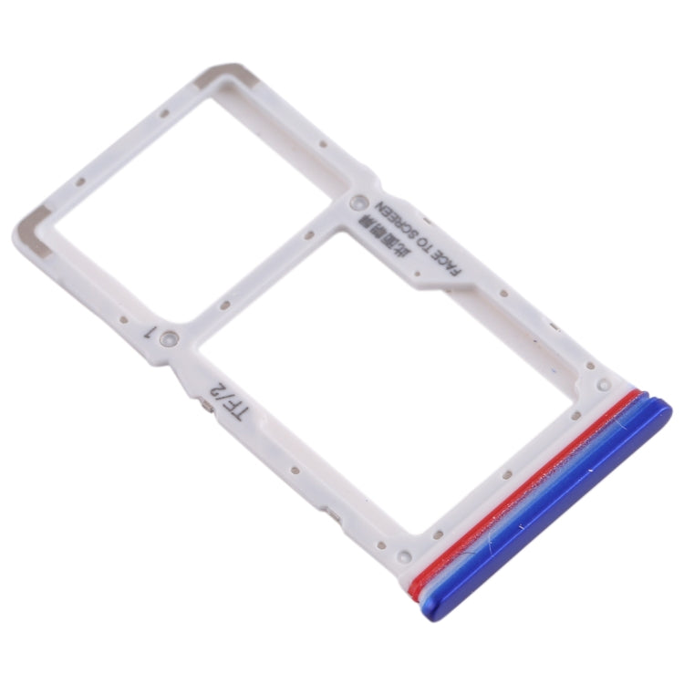 Bandeja Tarjeta SIM + Bandeja Tarjeta SIM / Micro SD Para Xiaomi Redmi K30 4G (Azul)