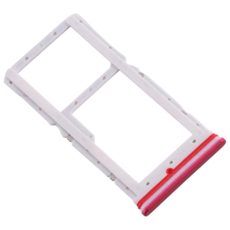 SIM Card Tray + SIM / Micro SD Card Tray for Xiaomi Redmi K30 4G (Red)