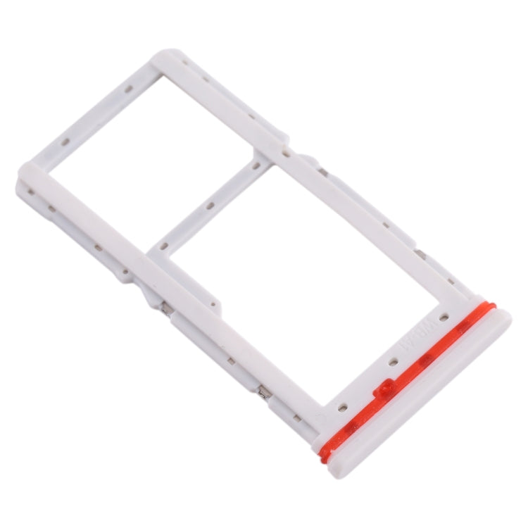 SIM Card Tray + SIM / Micro SD Card Tray for Xiaomi Redmi K30 4G (White)