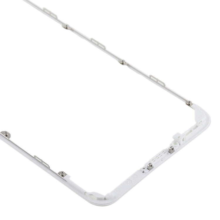 Support de lunette de cadre LCD pour boîtier avant pour Xiaomi MI 6X / A2 (Blanc)
