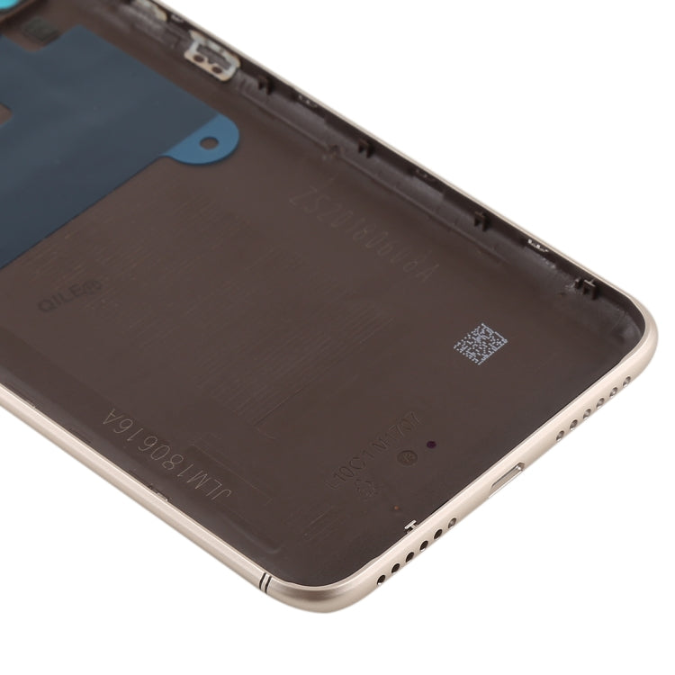 Boîtier arrière avec touches latérales pour Xiaomi Redmi S2 (doré)