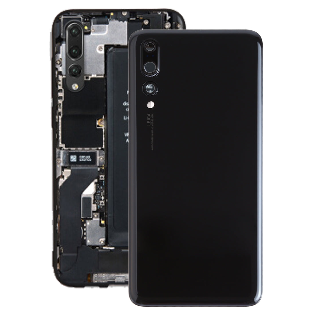 Battery Cover Back Cover + Rear Camera Lens Huawei P20 Pro Black