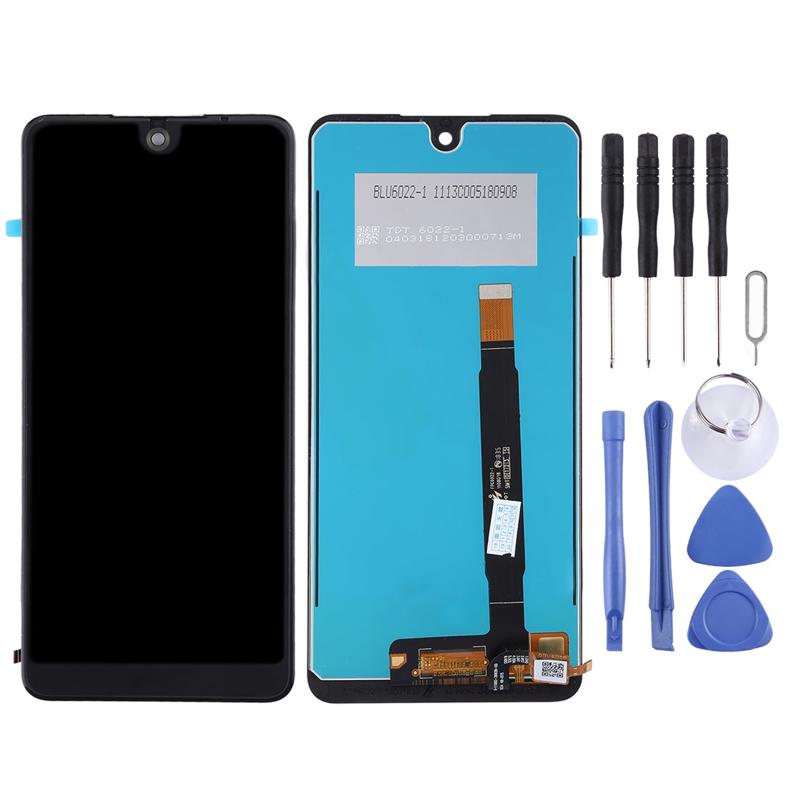 LCD Screen + Touch Digitizer Wiko View 2 Black