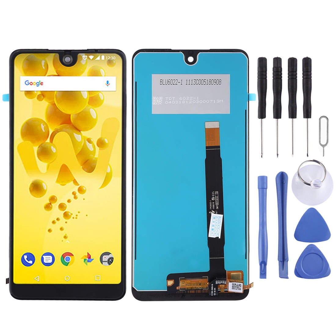 LCD Screen + Touch Digitizer Wiko View 2 Black