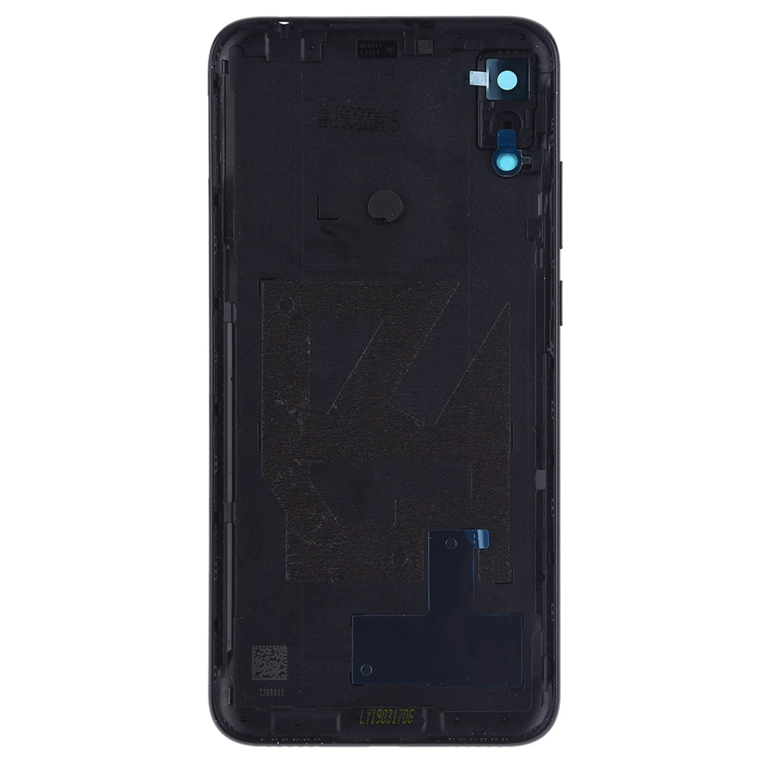 Tapa Bateria Back Cover + Lente Camara Trasera Huawei Y6 2019 Negro