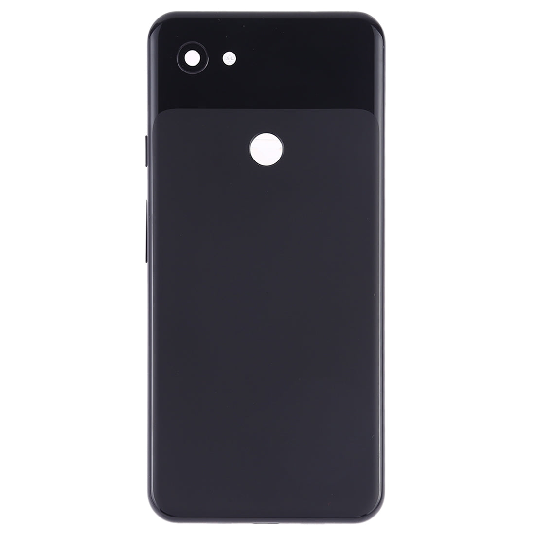 Tapa Bateria Back Cover + Lente Camara Trasera Google Pixel 3a XL Negro