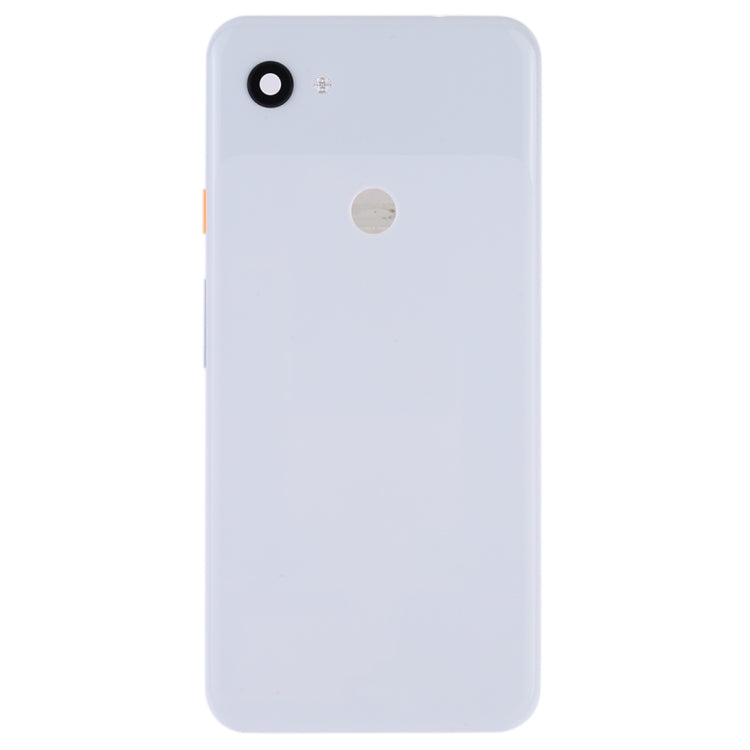 Coque arrière de batterie avec objectif d'appareil photo et touches latérales pour Google Pixel 3A XL (Blanc)