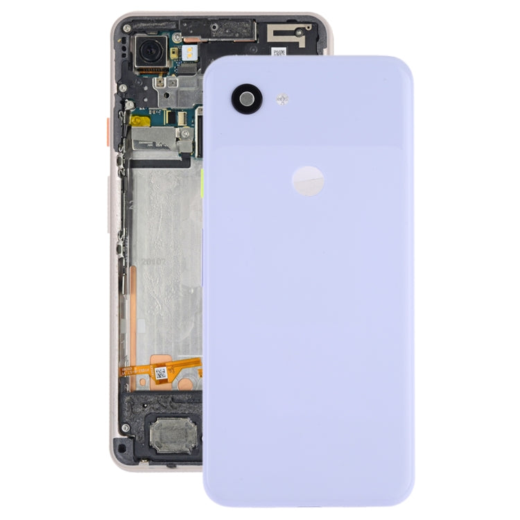 Battery Back Cover with Camera Lens and Side Keys for Google Pixel 3A (Light Purple)
