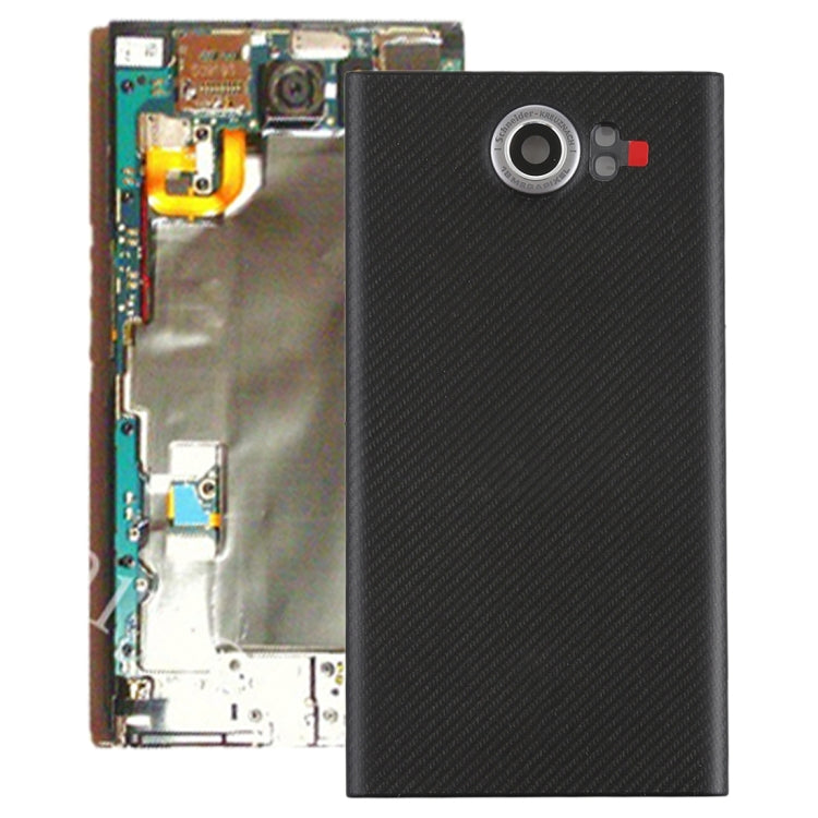 Couvercle de batterie avec objectif d'appareil photo pour BlackBerry Priv (version US) (noir)
