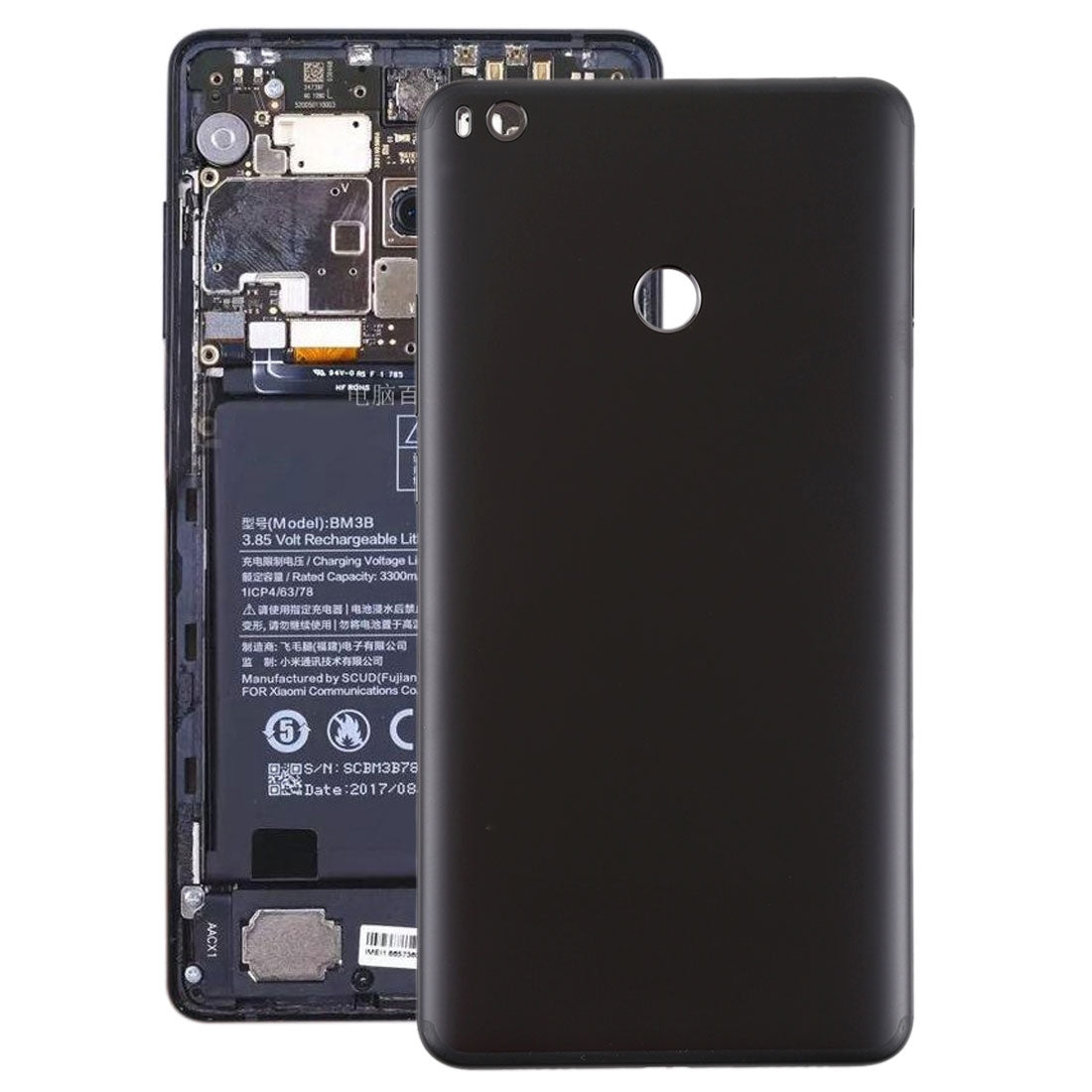 Battery Cover Back Cover Xiaomi Mi Max 2 Black