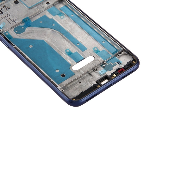 Plaque frontale du boîtier Huawei Honor 8 Lite / P8 Lite 2017 avec cadre LCD (Bleu)