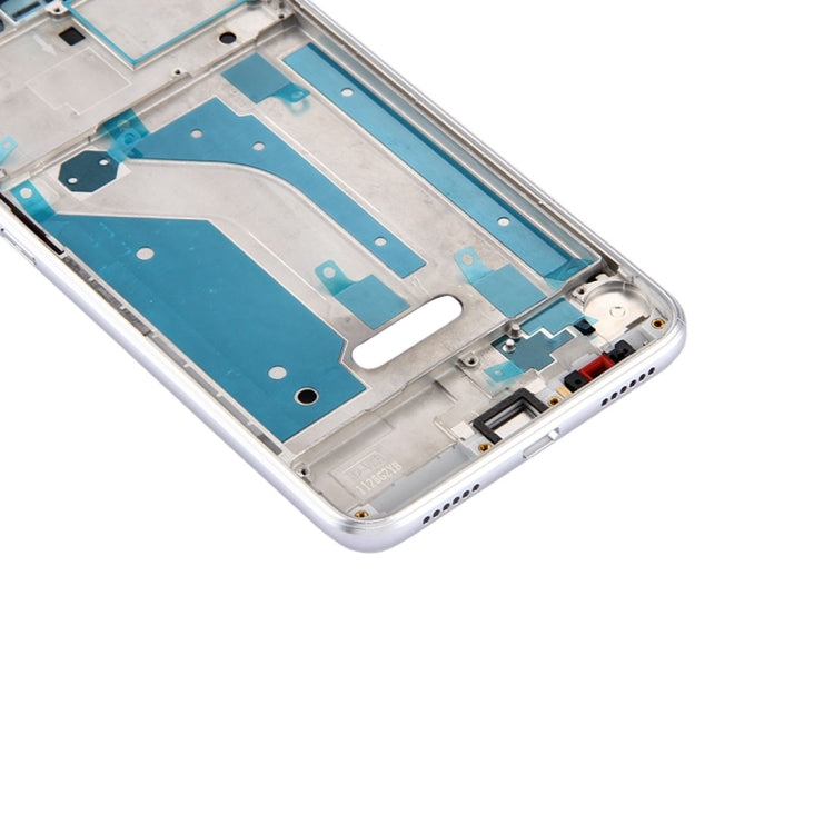 Plaque frontale du boîtier Huawei Honor 8 Lite / P8 Lite 2017 avec cadre LCD (Blanc)