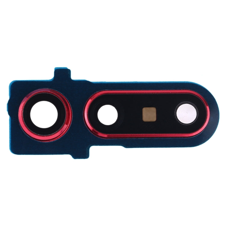 Lunette de caméra arrière avec cache d'objectif pour Huawei Honor View 20 (rouge)